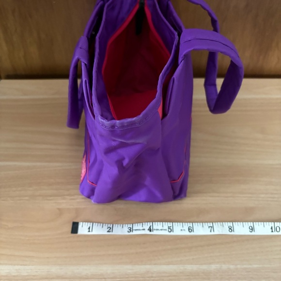 SOLD Yoshida PORTER Girl Purple Small Tote Bag Japan Bright Pink Interior - Picture 6 of 15
